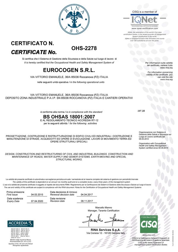 BS OHSAS 18001-2007